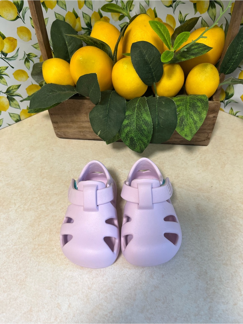 Ten little Baby Water Sandals Light purple LilacSize 4 NWOT